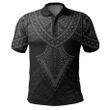 Alohawaii Shirt - Hawaii Polynesian Limited Polo Shirt Tab Style Gray - AH - J4