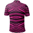 Unisex Polynesian Tatau Pink Polo Shirt - AH - JR - Alohawaii