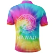 Hawaiian State Polo Shirt Tie Dye - AH - J1 - Alohawaii