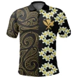 Hawaii Plumeria Kanaka Polynesian - Hawaiian Polo Shirt - Curtis Style - AH - J2 - Alohawaii