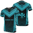 Hawaii Kanaka Polynesian T-shirt Active Blue - AH -  J77 - Alohawaii