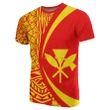 Kanaka Polynesian Mauna Kea T-shirt - Circle Style - AH J9 - Alohawaii