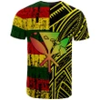 Hawaii Kanaka Flag Polynesian T-Shirt - Bright Style - AH - JA