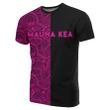 Hawaii Mauna Kea Polynesian T-Shirt The Half Pink - AH - J3 - Alohawaii