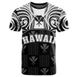 Hawaiian Kanaka T-Shirt Demodern White AH J1 - Alohawaii