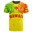 Hawaiian Kanaka T-Shirt Flag Nation Yellow Demodern AH J1 - Alohawaii