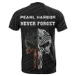 Hawaii Kakau Polynesian T-Shirt - National Pearl Harbor Remembrance Day - White - AH - J6 - Alohawaii