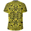 Polynesian Kakau Turtle Yellow T-Shirt - AH - JR - Alohawaii