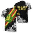 Kanaka Flag Polynesian T-shirt - Nora Style - AH J9 - Alohawaii