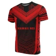 Hawaii Kanaka Polynesian T-shirt Active Red - AH - J77 - Alohawaii