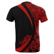 Samoa Red Polynesian T-Shirt - Circle Style - AH - J1 - Alohawaii