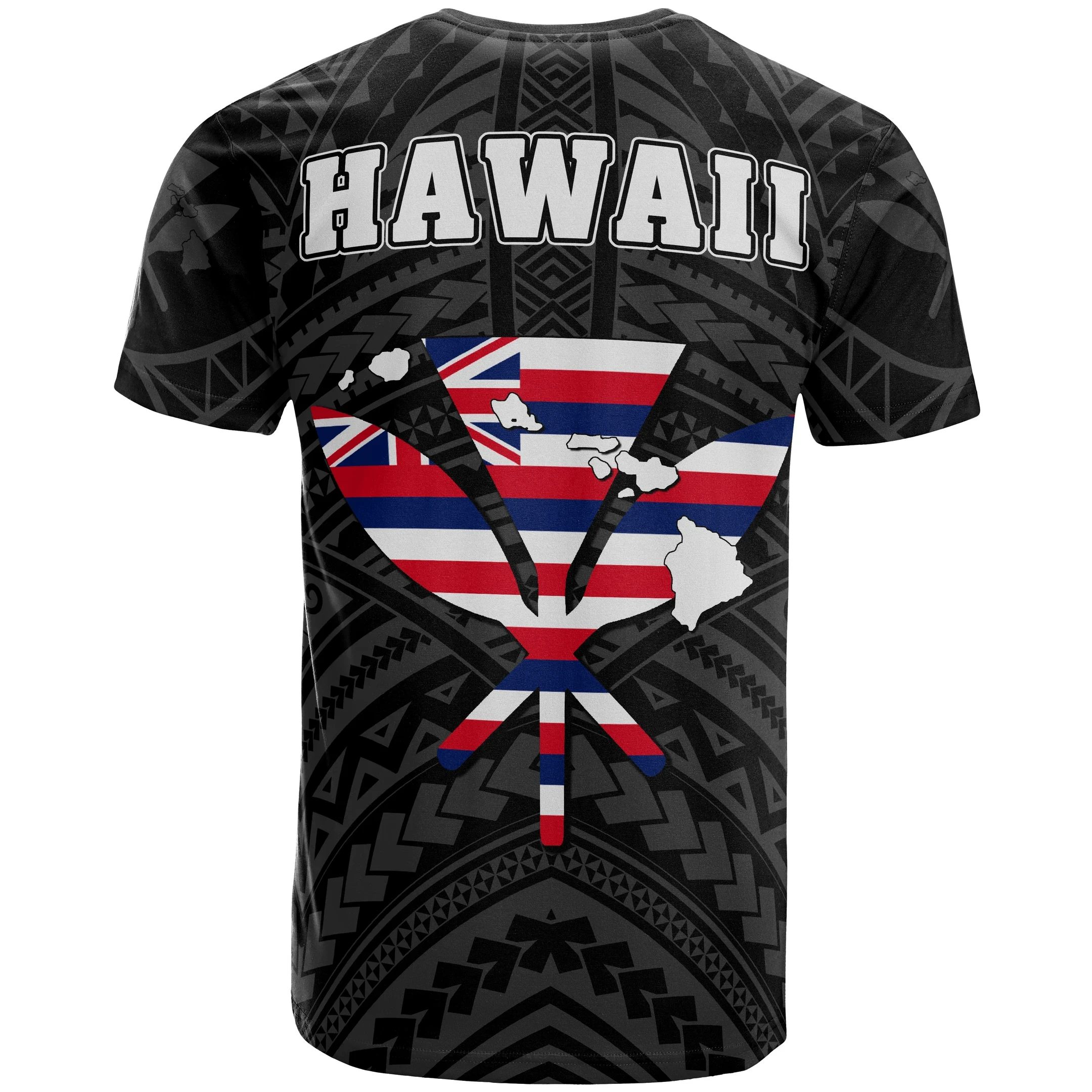 Hawaiian Kanaka T-Shirt Heart Tattoo White AH J1 - Alohawaii