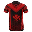 Hawaiian Kanaka Polynesian T-Shirt Active Red - AH - J77 - Alohawaii