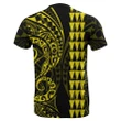 Kanaka Map Polynesian T-shirt Yellow - AH J4 - Alohawaii