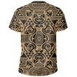 Polynesian Kakau Turtle Gold T-Shirt - AH - JR - Alohawaii