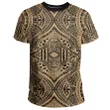 Polynesian Symmetry Gold T-Shirt - AH - JR - Alohawaii