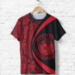 Hawaii T-shirt -  Circle Style Red - AH - J4 - Alohawaii