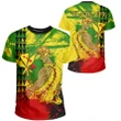 Hawaii Reggae Kanaka Maoli Warrior Spearhead T-shirt - AH - J5 - Alohawaii