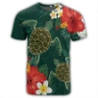 Hawaii Sea Turtle Hibiscus Plumria T-Shirt - AH - J4R | AH - Hawaiian T-Shirt For Men - Hawaiian T-Shirt For Women - Hawaii T-Shirt For Men - Hawaii T-Shirt For Women