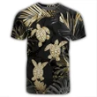 Hawaiian - Golden Tropical Turtle T-Shirt AH - J0R | AH - Hawaiian T-Shirt For Men - Hawaiian T-Shirt For Women - Hawaii T-Shirt For Men - Hawaii T-Shirt For Women