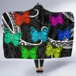 Hawaii Polynesian Butterflies Hooded Blanket  - AH - J5 - Alohawaii