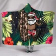 Alohawaii Clothing - Hawaii Santa Claus Surf Christmas Pattern Hooded Blanket