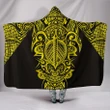 Alohawaii Clothing - Hawaii Turtle Polynesian Hooded Blanket - Yellow - Armor Style
