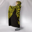 Hawaii Turtle Polynesian Hooded Blanket - Yellow - Armor Style - AH J9 - Alohawaii