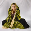Hawaii Turtle Polynesian Hooded Blanket - Yellow - Armor Style - AH J9 - Alohawaii