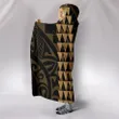 Hawaii Kakau Gold Polynesian Hooded Blanket - AH - J1 - Alohawaii