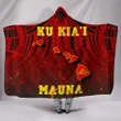 Alohawaii Clothing - Hawaii Hooded Blanket - Protect Mauna Kea Map