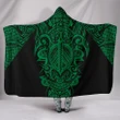 Alohawaii Clothing - Hawaii Turtle Polynesian Hooded Blanket - Green - Armor Style