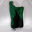Hawaii Turtle Polynesian Hooded Blanket - Green - Armor Style - AH J9 - Alohawaii