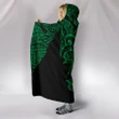 Hawaii Turtle Polynesian Hooded Blanket - Green - Armor Style - AH J9 - Alohawaii