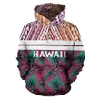 Hawaii Summer Tropical Polynesian Kanaka Hoodie - AH - J5 - Alohawaii