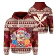 Alohawaii Clothing - Hawaii Santa Claus Pineapple Pattern Hoodie - Dry Style - AH - J4