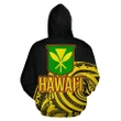 Hawaii Kanaka Maoli Hoodie - Tatau Style - AH J1 - Alohawaii