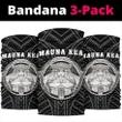 Hawaii Polynesian Kanaka Goddess Pele Bandana 3-Pack - AH - White - J5 - Alohawaii