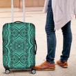 Polynesian Symmetry Turquoise Luggage Covers - AH - J11 - Alohawaii