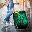 Hawaii Hibiscus Luggage Cover - Harold Turtle - Pastel Green - AH J9 - Alohawaii