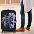 Hibiscus Plumeria Mix Polynesian Blue Turtle Luggage Covers - AH - J1 - Alohawaii