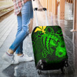 Hawaii Hibiscus Luggage Cover - Harold Turtle - Green - AH J9 - Alohawaii