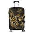 Alohawaii Accessory - Kanaka Map Hibiscus Plumeria Turtle Art Gold Polynesian Luggage Covers