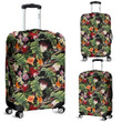 Alohawaii Accessory - Hawaii Tropical Flowers Watercolor Luggage Cover