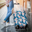 Hawaii Tropical Hibiscus Blue Luggage Cover - AH - J1 - Alohawaii