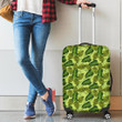 Tropical Green Luggage Cover - AH - J1 - Alohawaii