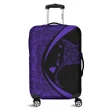 Alohawaii Accessory - Hawaiian Map Manta Ray Polynesian Luggage Covers - Purple - Circle Style