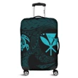 Alohawaii Accessory - Hawaiian Kanaka Turtle Polynesian Luggage Covers Blue