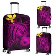 Alohawaii Accessory - Hawaii Hibiscus Luggage Cover - Harold Turtle - Pink