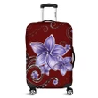 Alohawaii Accessory - Hawaiian Plumeria Violet Polynesian Red Luggage Covers